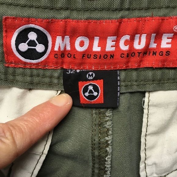 Molecule Originals army green cargo shorts medium army shorts military tactical - Picture 15 of 16